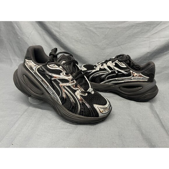 Puma Other - Puma Boys Inverse Dimension Jr Sneakers Black And Silver Size 7 NEW NO BOX!
